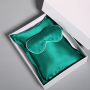 Silk Throw Pillow and Silk Eye Mask Sets for Rest During Travel